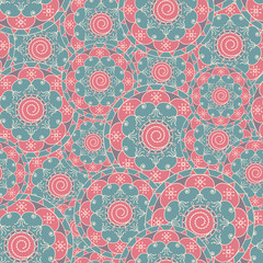 abstract seamless mosaic pattern