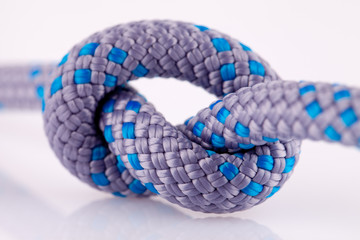 blue  rope knot