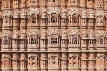 Obraz premium Hawa Mahal, the Palace of Winds, Jaipur, Rajasthan