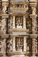 Jain temples of Khajuraho carvings