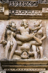 Karma Sutra pose of Khajuraho