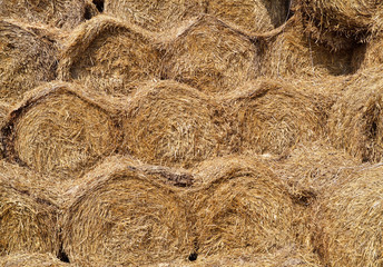 close- up of straw as background or texture