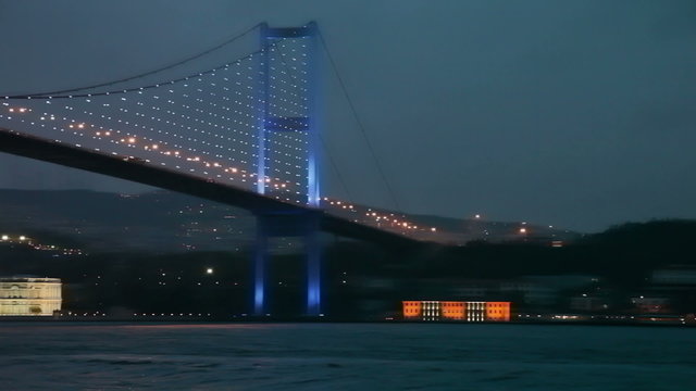 Bosphorus Bridge Night Scene 2