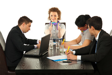 Successful  business meeting