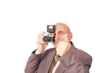 Happy photographer
