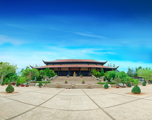 Traditional Buddhist Temple at Dalat, Vietnam