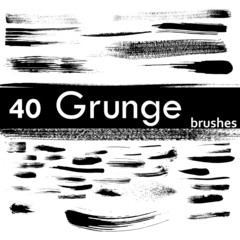 40 grunge brushes