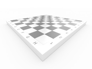 Empty chess board