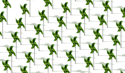 Fototapeta premium Windmill Wind Energy Farm Layout