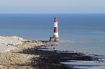 Beachy Head lighthouse. Eastbourne. England