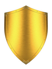 Brushed Gold shield