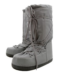Grey moon boots