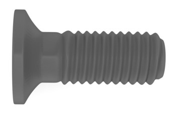 3d render of small screw