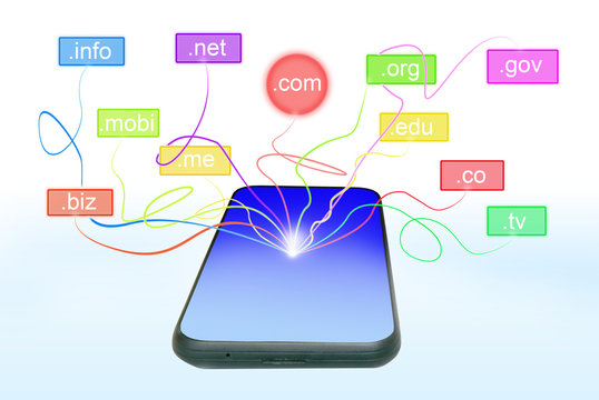 Domain name over smart phone