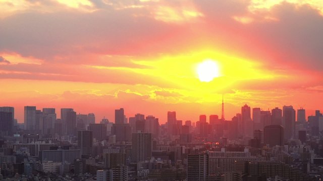 "Tokyo sunset 2" Time Lapse