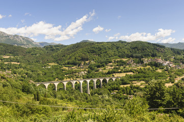 Landscape in Garfagnana (Tuscany)