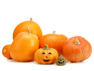 Jack-o-lantern pumpkins