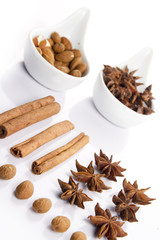 cinnamon, star anise and almond