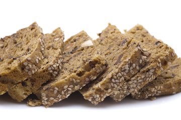 Sliced brown bread