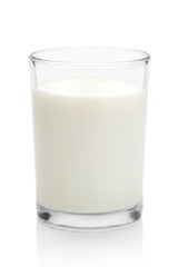Glass of milk.