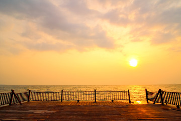 bridge on the sea