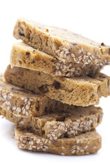 Brownies with sesame and nut