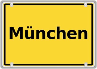 Schild: München
