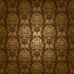 damask seamless floral pattern