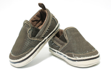 Children's shoes on isolated