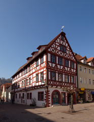 Fototapeta premium Fachwerkhaus in Karlstadt