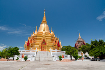 Buddhist golden pagoda