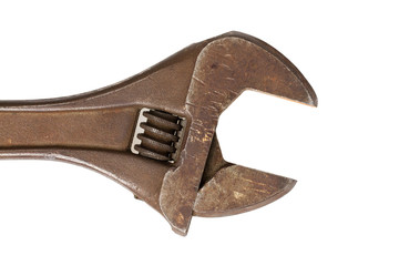 An old rusty vector wrench
