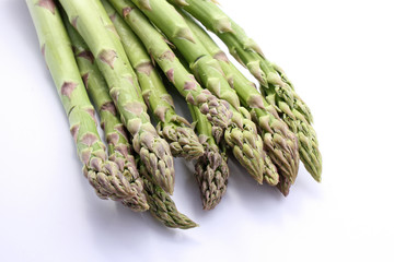 Quelques asperges vertes