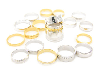 different wedding rings
