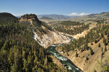 Fototapeta na wymiar Park Narodowy Yellowstone