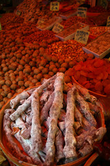 Dried Fruit Lokum Organic Herb Spice Market Walnut Istanbu