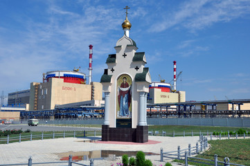 Православная часовня на территории атомной станции