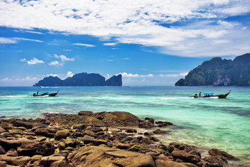 Exotic tropical beach.