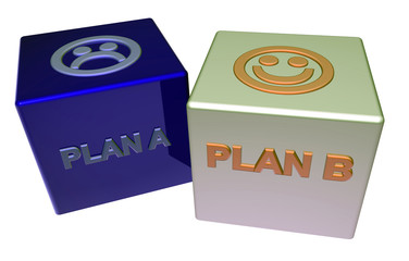 3D Doppelwürfel II - PLAN A - PLAN B