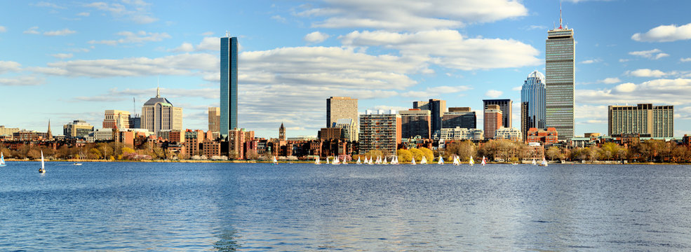 Boston Back Bay Skyline