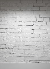 Image of white brick wall background