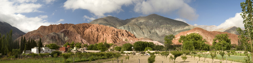 Seven colors hill. Purmamarca, Argentina