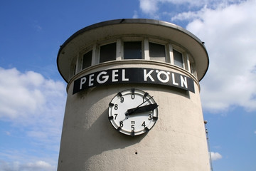 Pegel Köln - obrazy, fototapety, plakaty