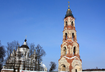 church and belfry of the St. Nicholas Berlyukovsky Monastery