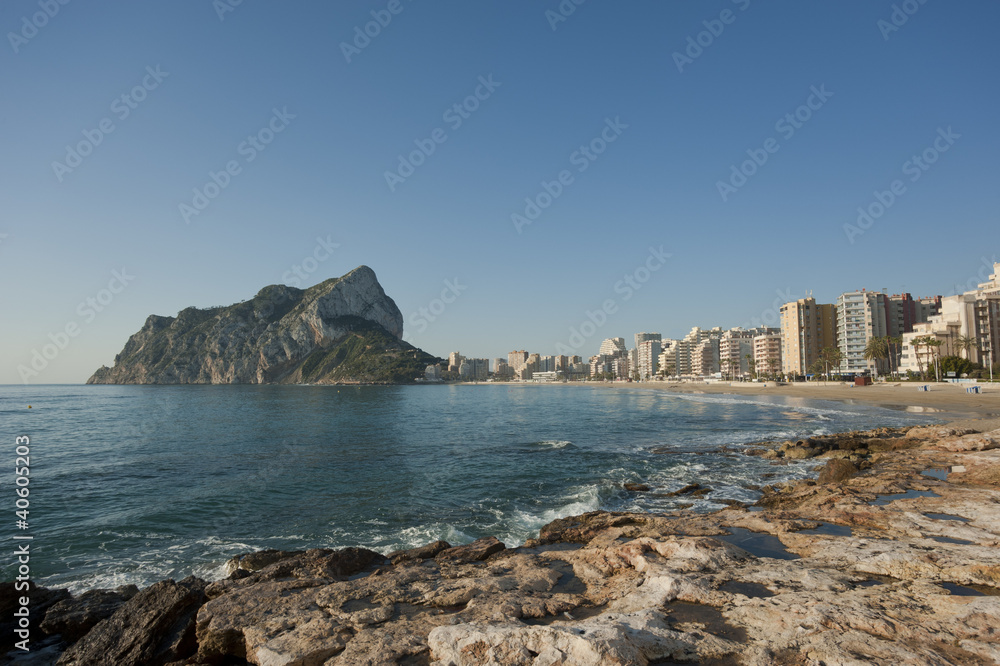 Poster Rocky Calpe coast