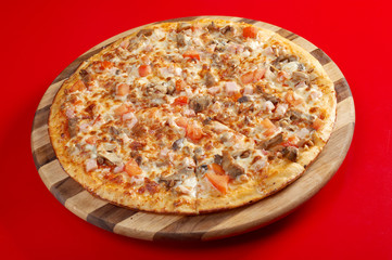 Pizza neat's tongue