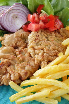 cotolette impanate e fritte