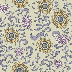 Vintage seamless pattern