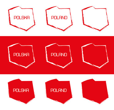 Mapa Polski, Poladn
