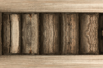 Wrinkled wooden background